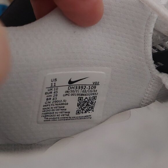 Nike Zoom Metcon Turbo 2 White Black Mens Size 11 Training Shoes DH3392-109 - Picture 10 of 10